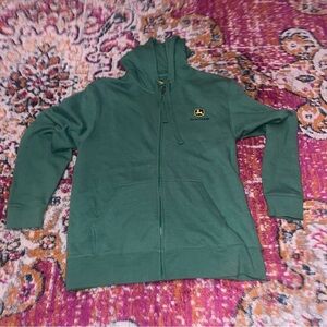 John Deere Green Casual Hoodie